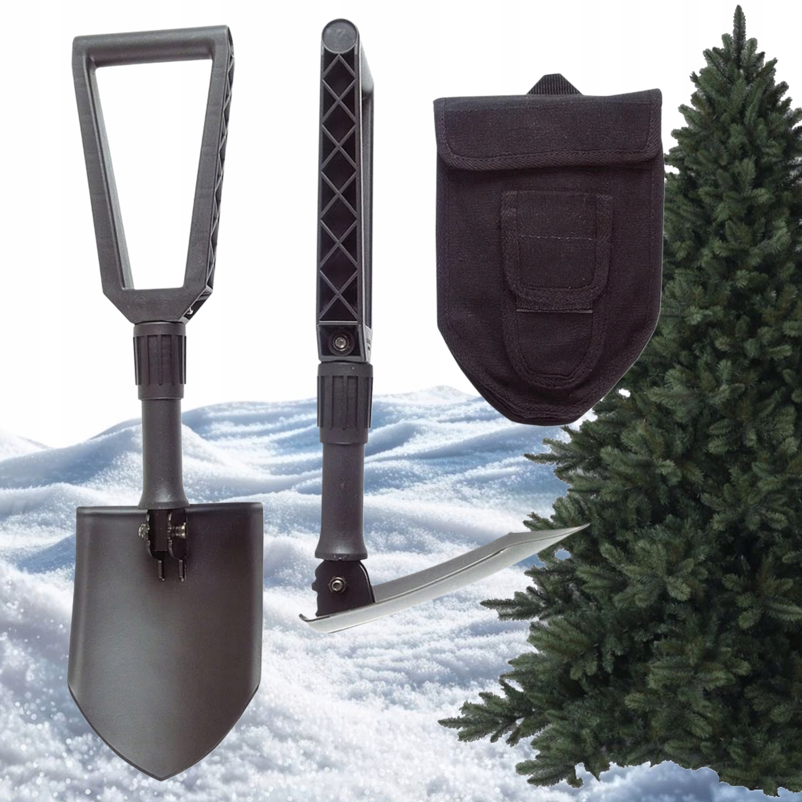 Saperka Składana Fiskars Turystyczna Mocna Lekka Camping Z Etui Survival