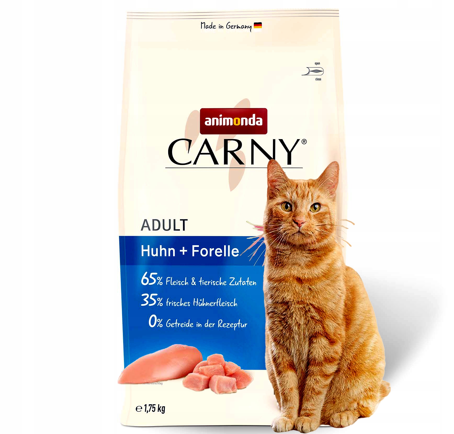 Levně Animonda Carny Adult kuřecí pstruh suché krmivo pro kočky 1,75 kg