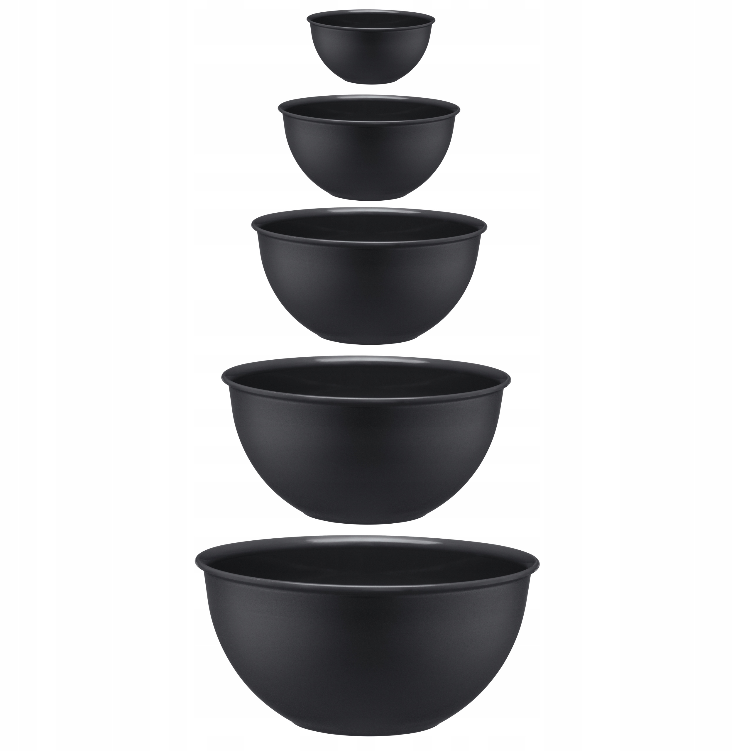 

Komplet zestaw misek Molly 5 szt miska antracyt