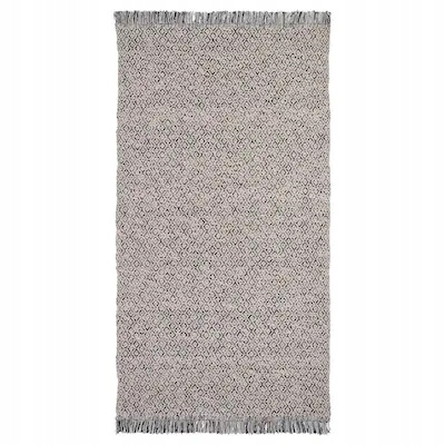 Ikea koberec tkaný na plocho Rorkar černý/přírodní 80x150 cm