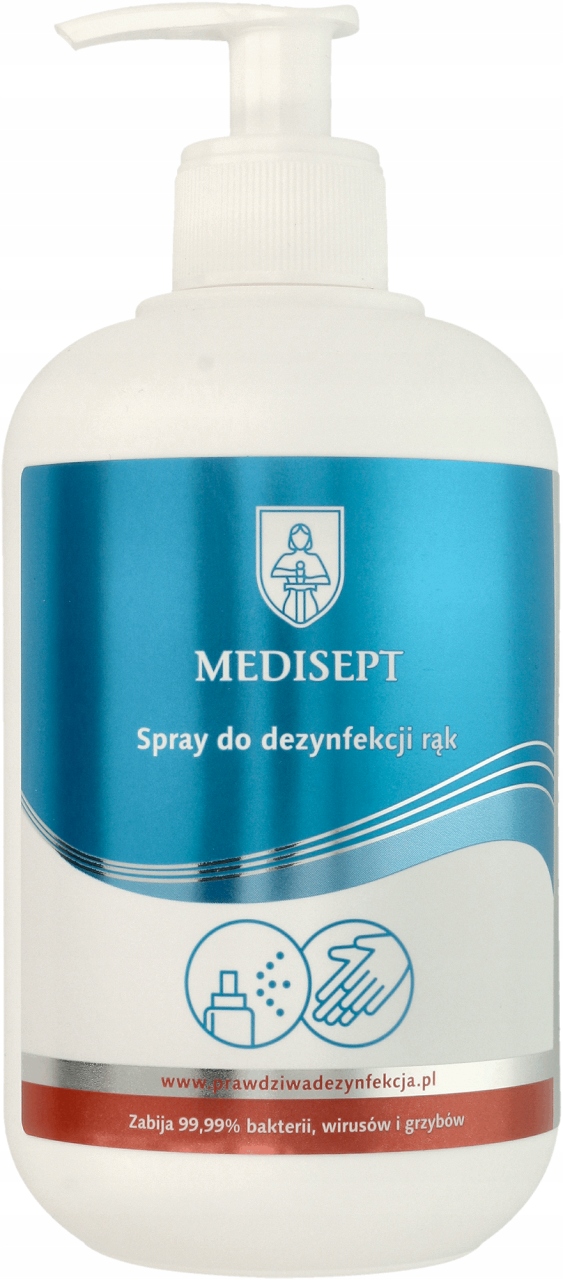 Medisept Preparat do dezynfekcji rąk i skóry Antybakteryjny Spray 500 ml
