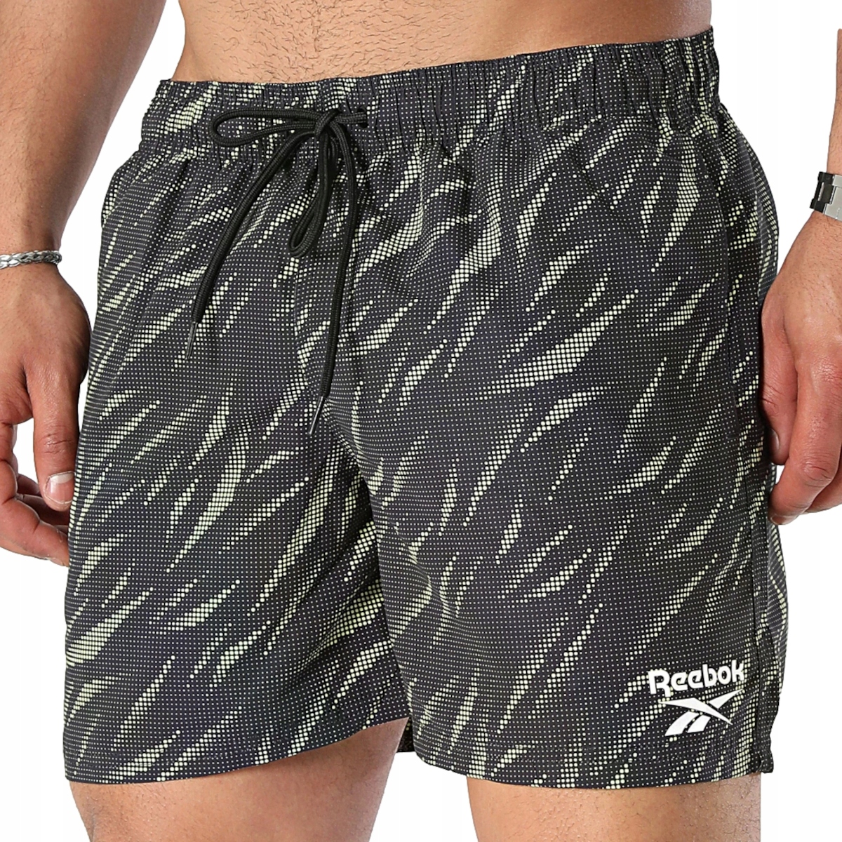 Kąpielówki Męskie Reebok 71069BK SWIM AXFORD Czarne S