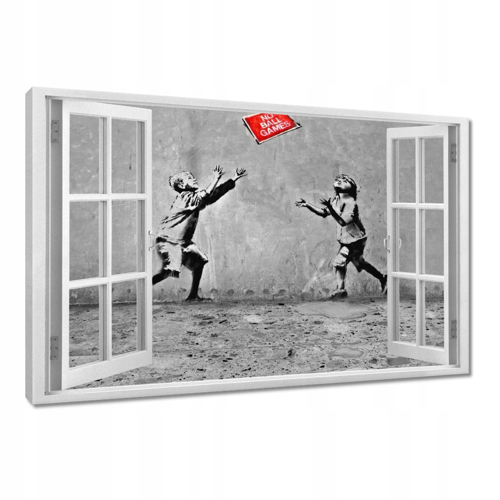 

Obrazy 120x80 Banksy No Ball Games