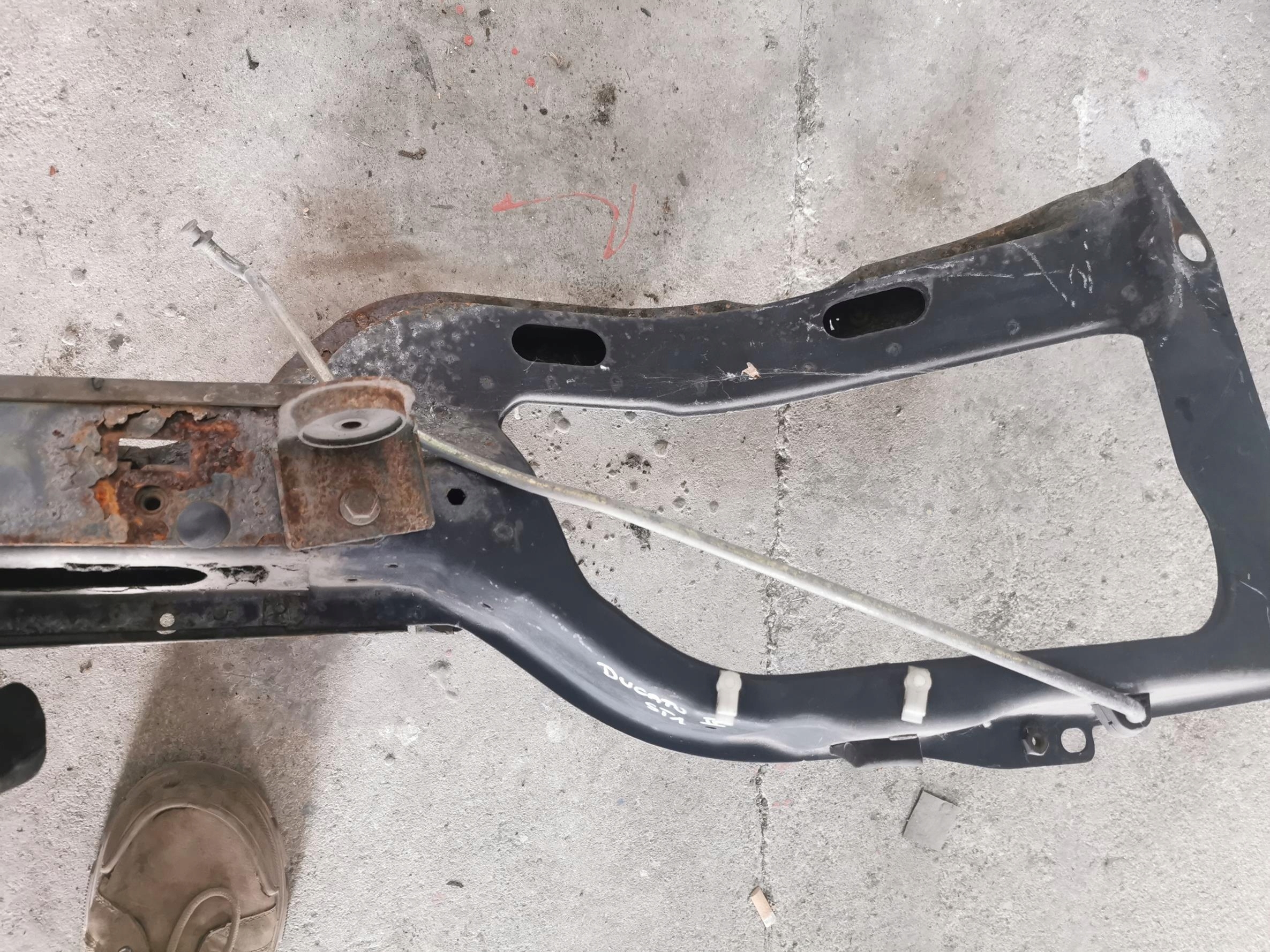 support panel for radiators pillar FIAT DUCATO II 02-06