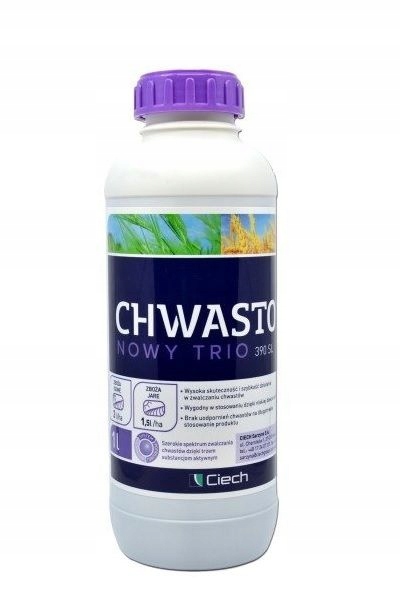 

Chwastox Nowy Trio 390 1L na chwasty w trawniku