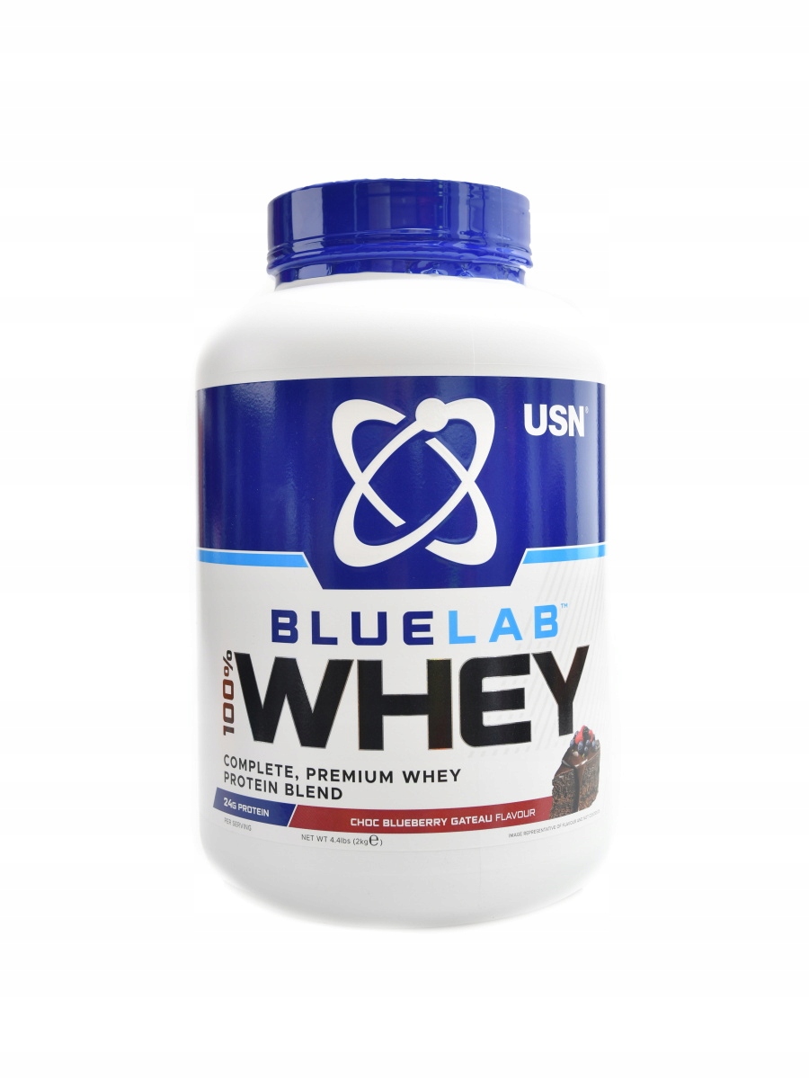 Usn Bluelab 100% whey protein 2000 g čokoláda borůvka