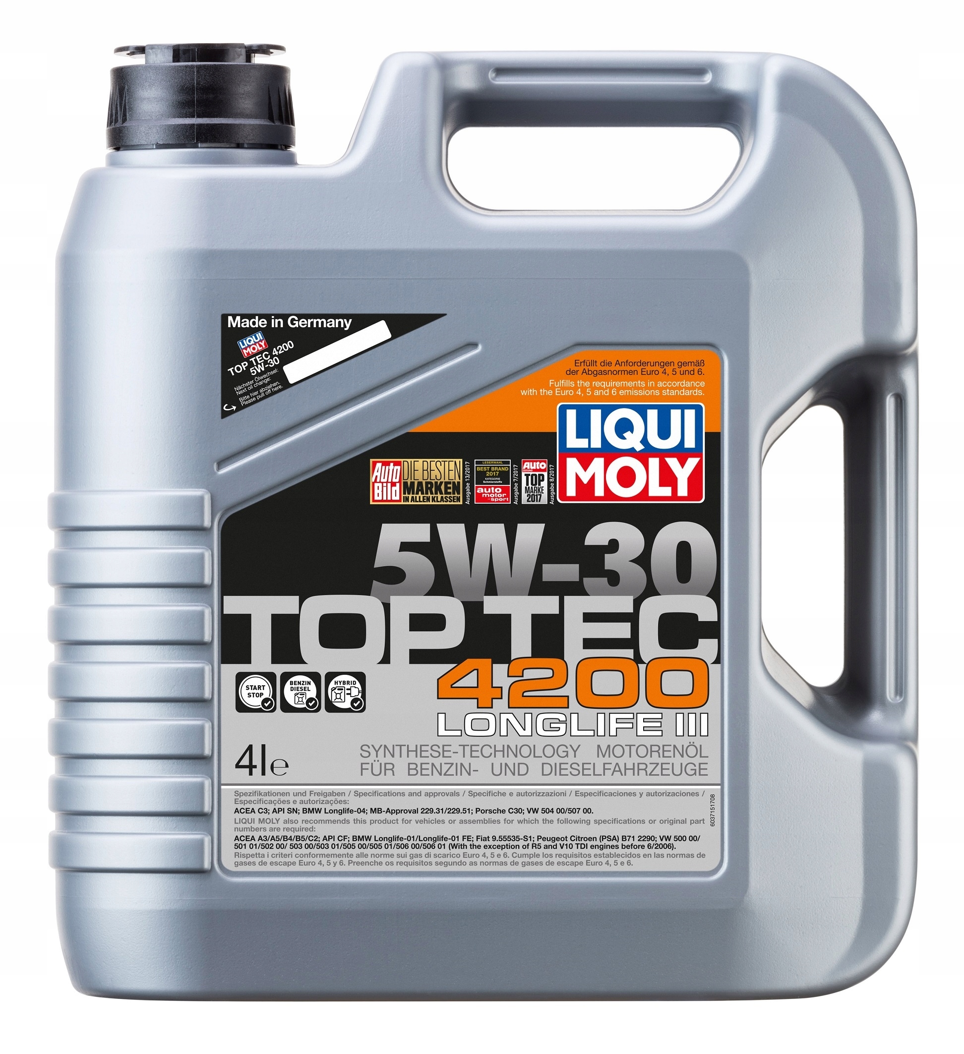 Liqui Moly 3715 Top Tec 4200 5W-30 4L