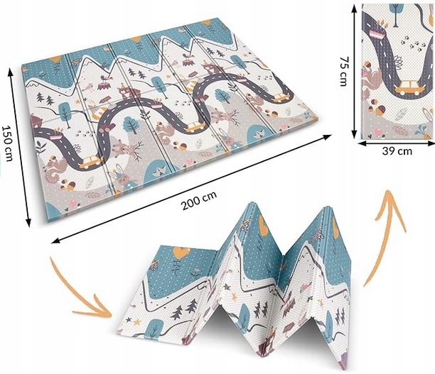 MATA PIANKOWA DLA NIEMOWLĄT NUKIDO MATA PIANKOWA Wiek dziecka 0 +