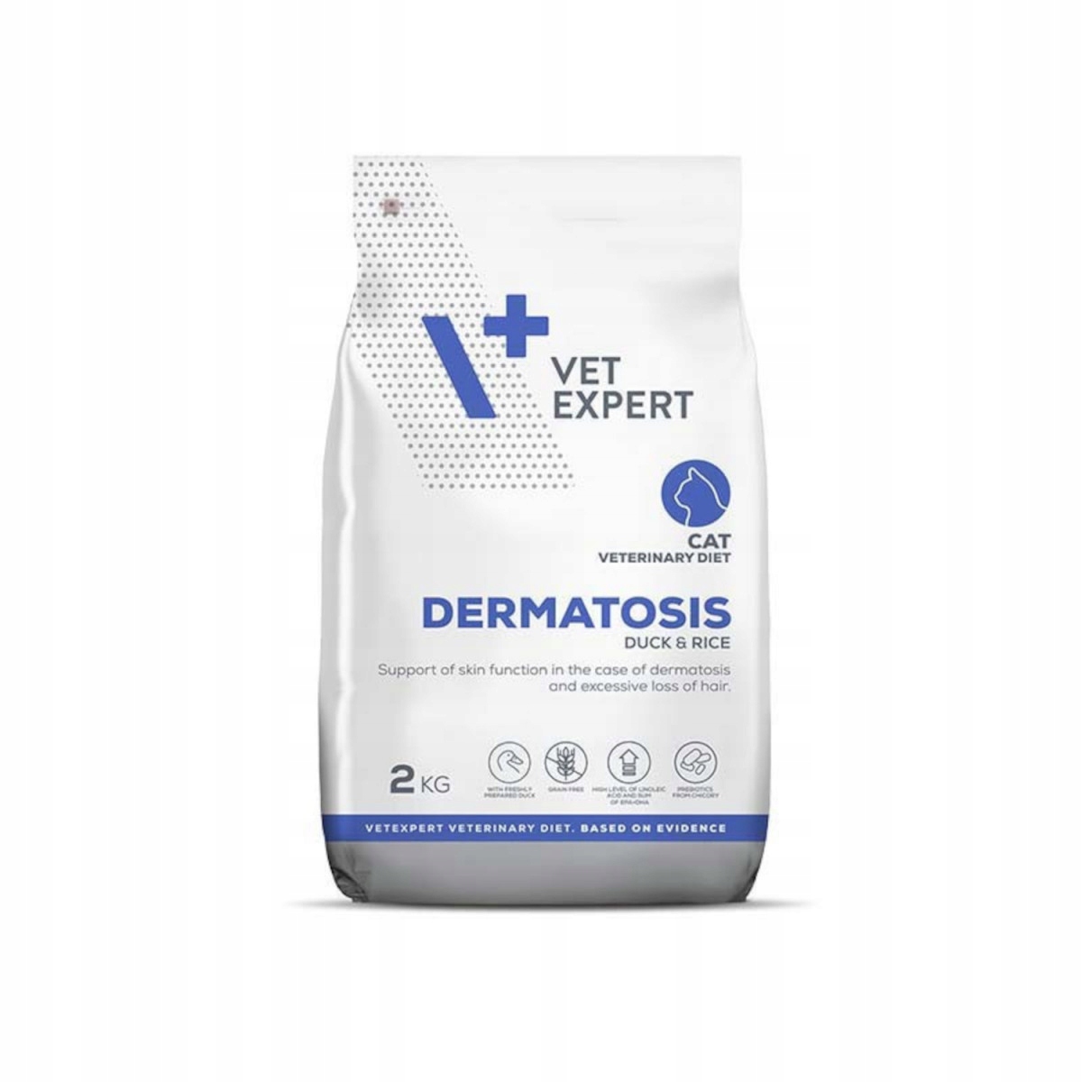 Sucha karma dla kota VetExpert Veterinary Diet Dermatosis Cat 2kg