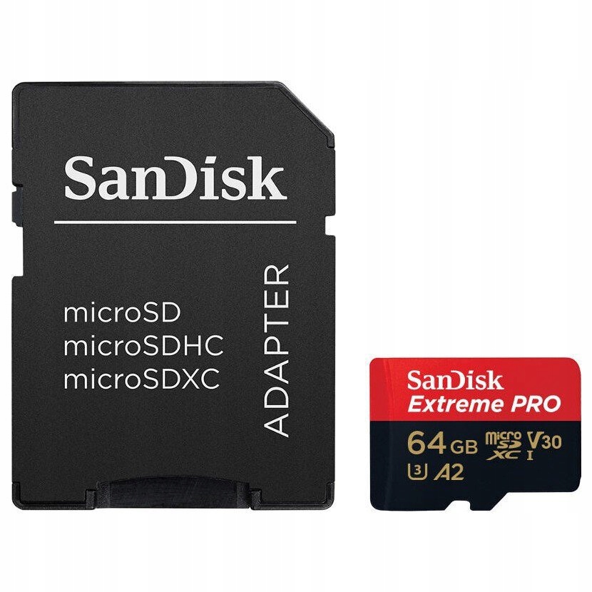 Micro Sd karta SanDisk Extreme Pro 64GB 200MB/s A2