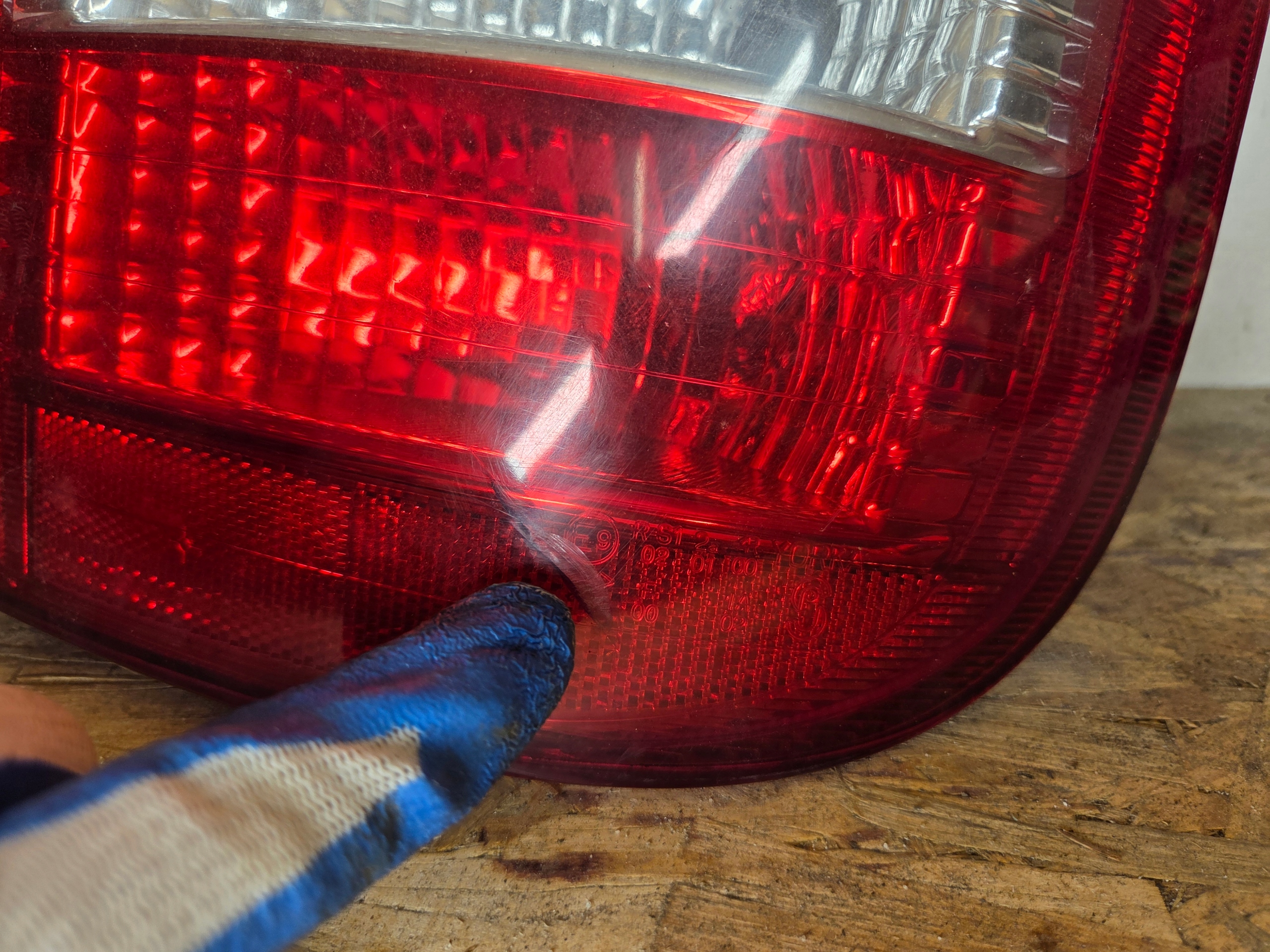 light right rear part right rear Opel Zafira A przedlift