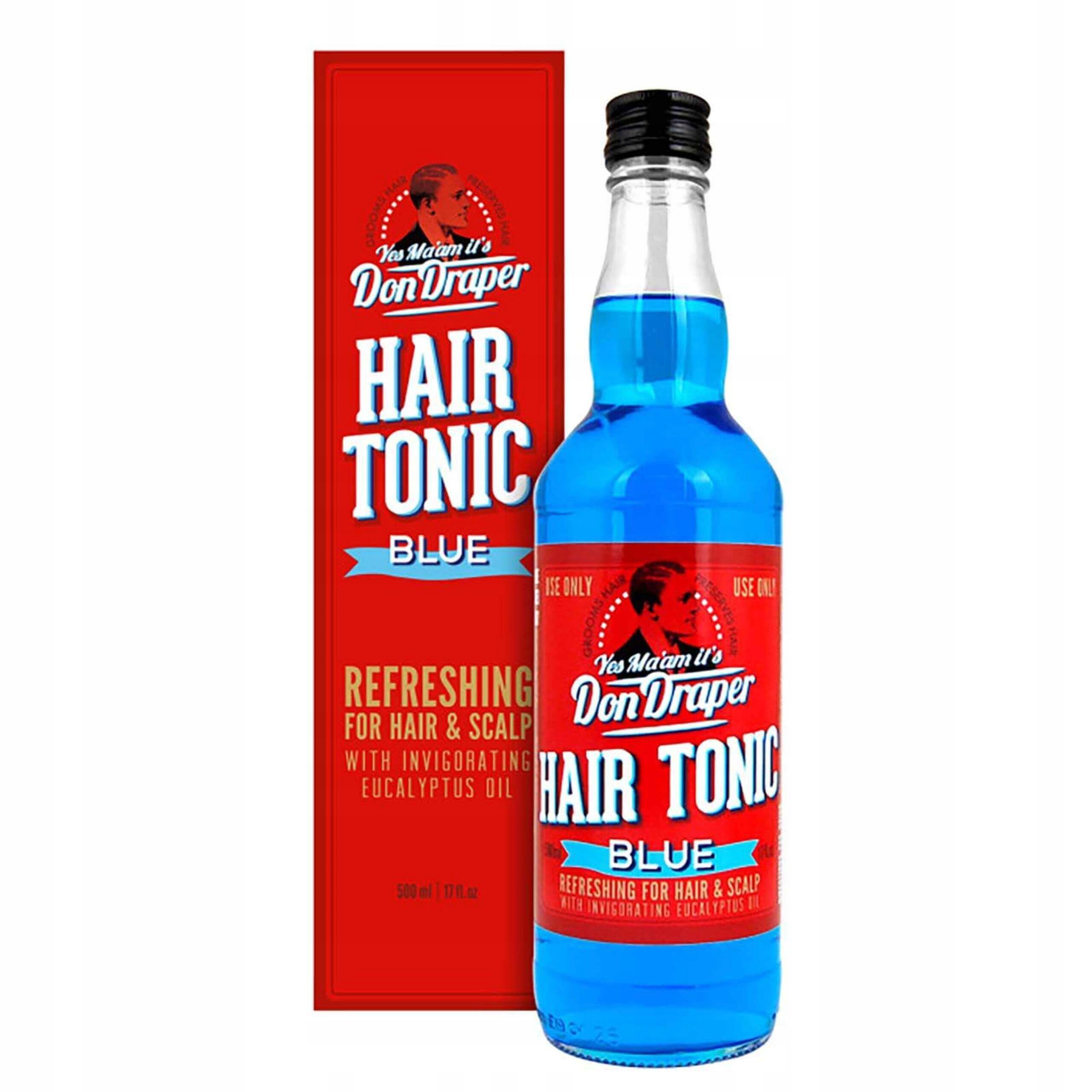 Don Draper Tonik do włosów Hair Tonic Blue 500 ml