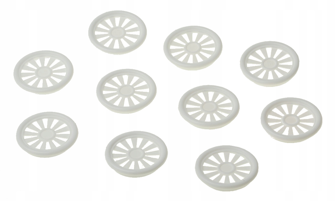 

Wietrznik Meblowy Plastikowy 40 mm Biały 10 sztuk