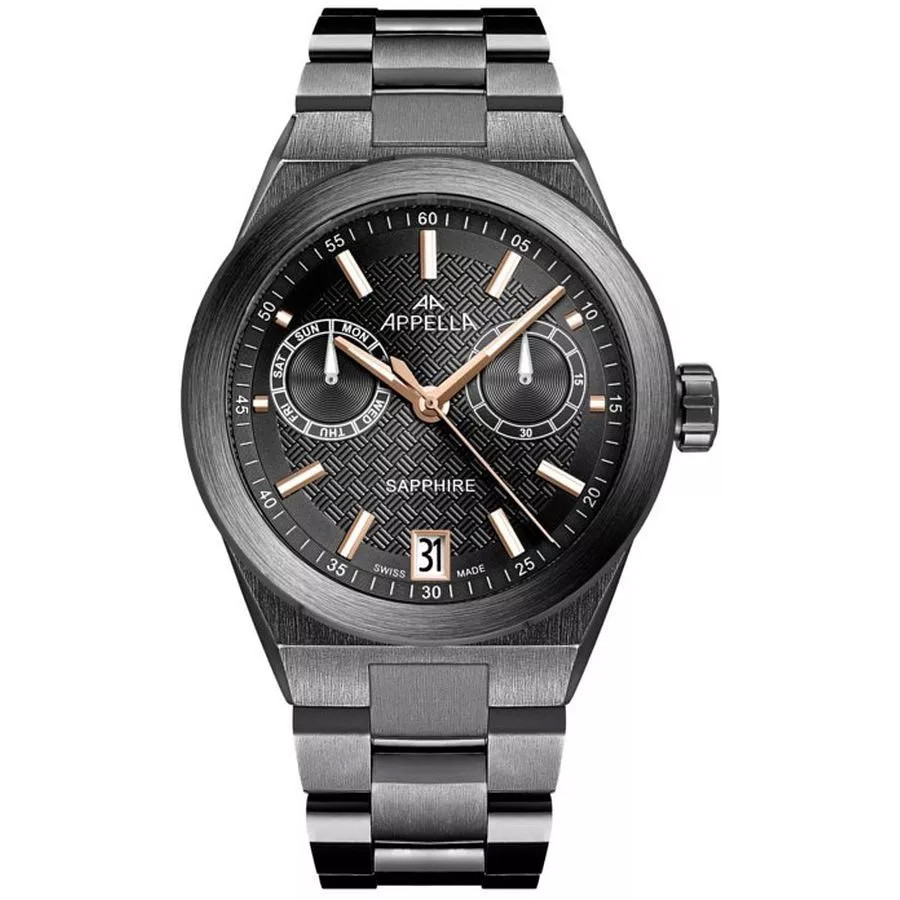 Pánské Hodinky Appella L70015.S1R6QF šedý náramek