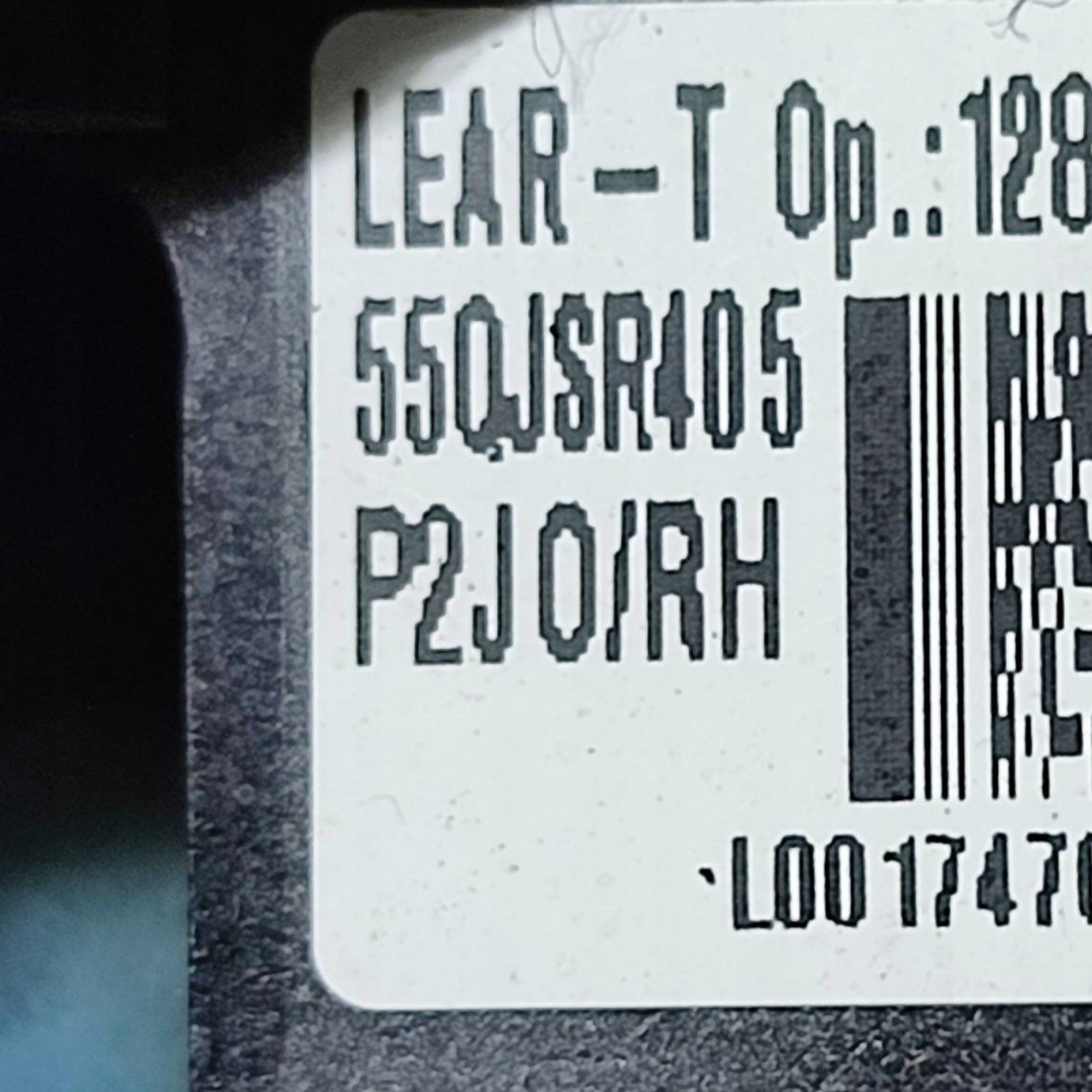 Opel Corsa F 2022 right side bundle siedziska