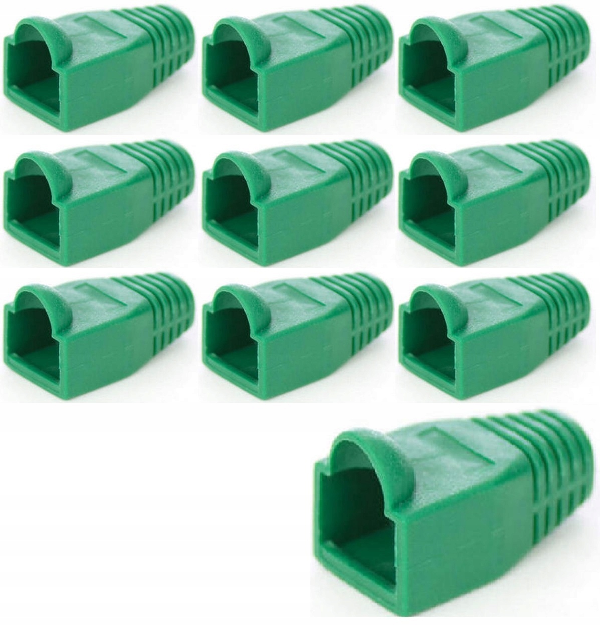 

Osłonka gumowa do wtyku RJ45 10 sztuk zielona