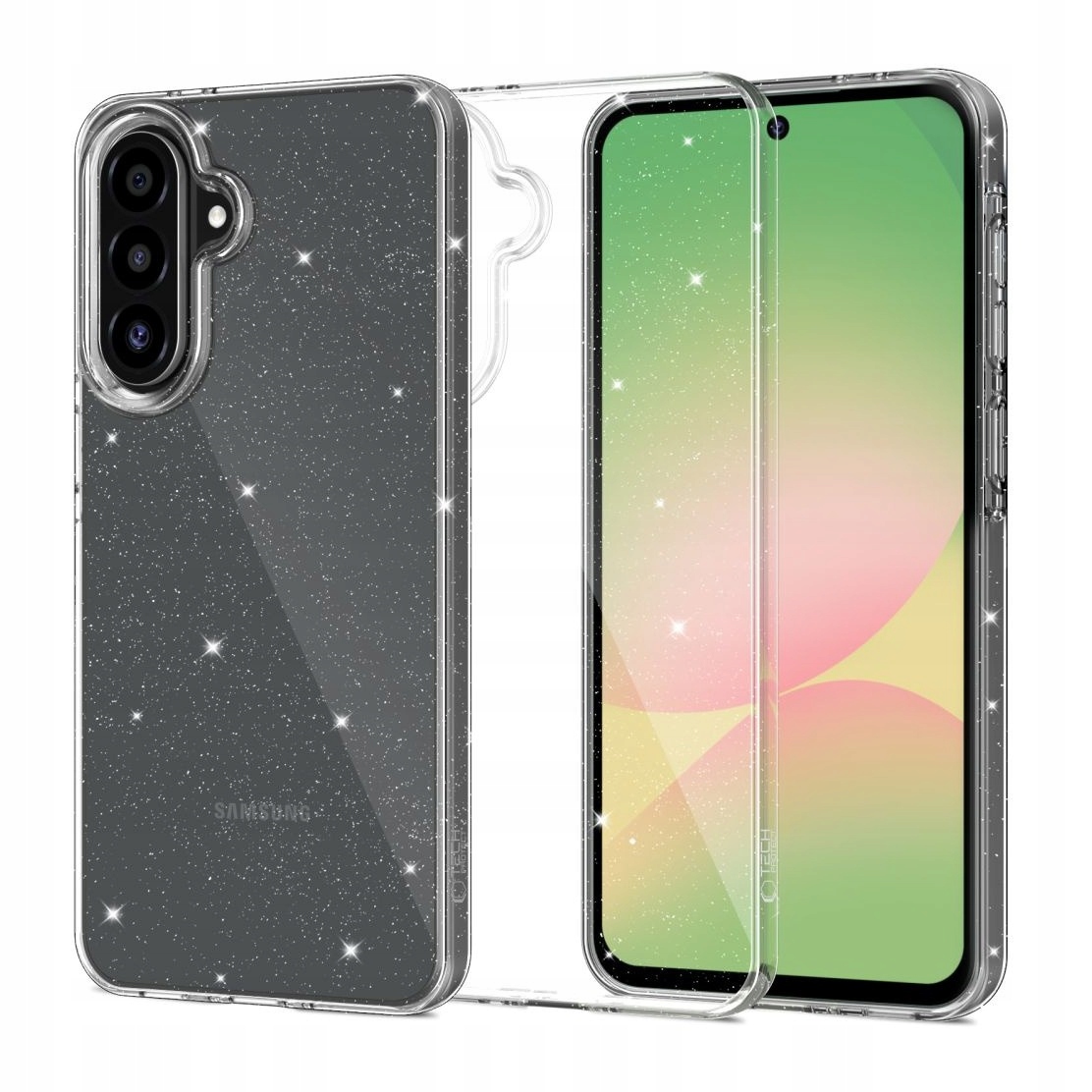 Etui do Samsung A27 5G Tech-Protect FlexAir brokatowe
