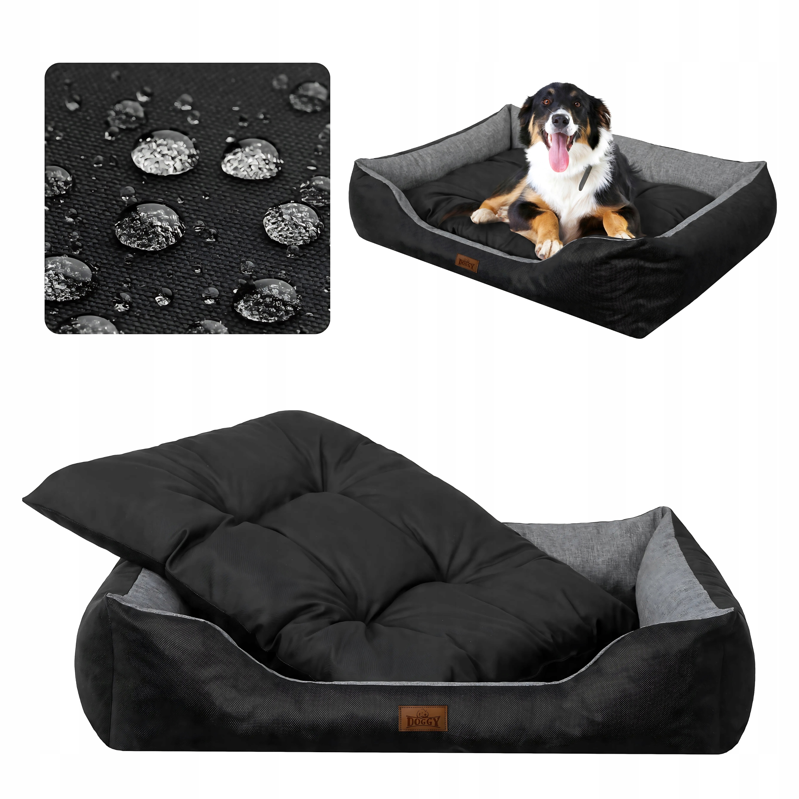 Legowisko dla psa, wodoodporne, posłanie dla psa, wyjmowany materac