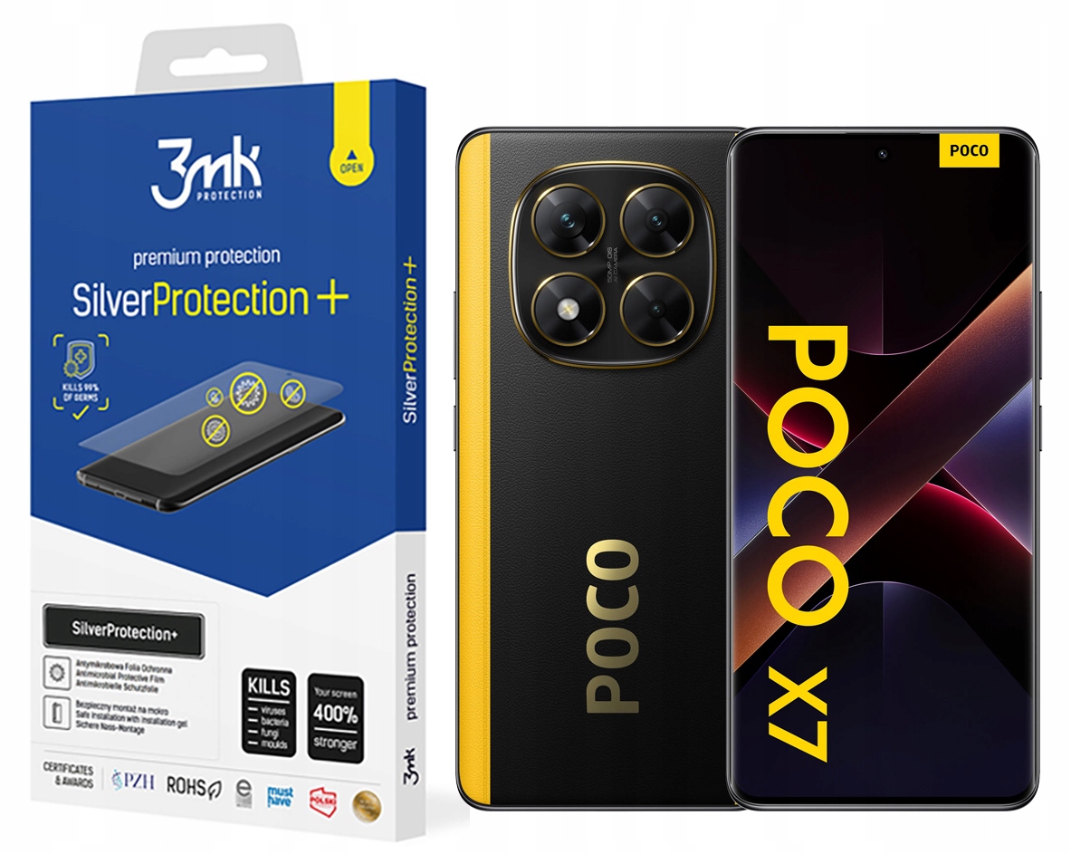 Fólie Silver Protect+ 3MK pro Xiaomi Poco X7