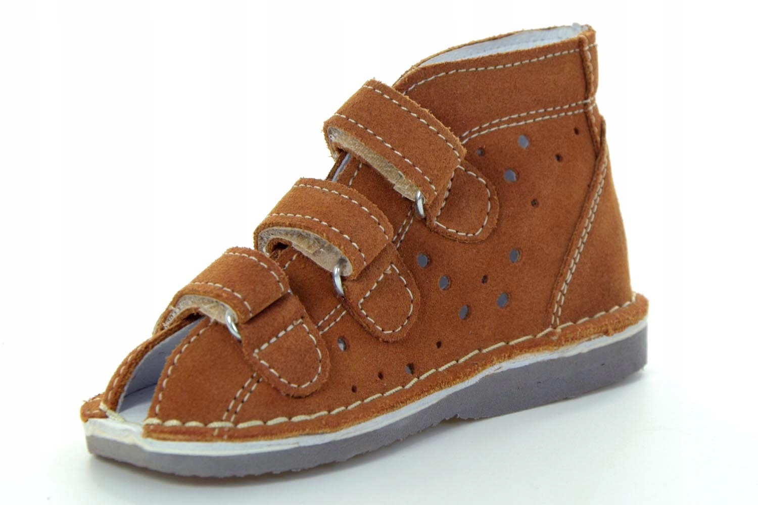 Danielki kapcie profilaktyczne S104 Camel rozmiar 19 Kolor brązowy