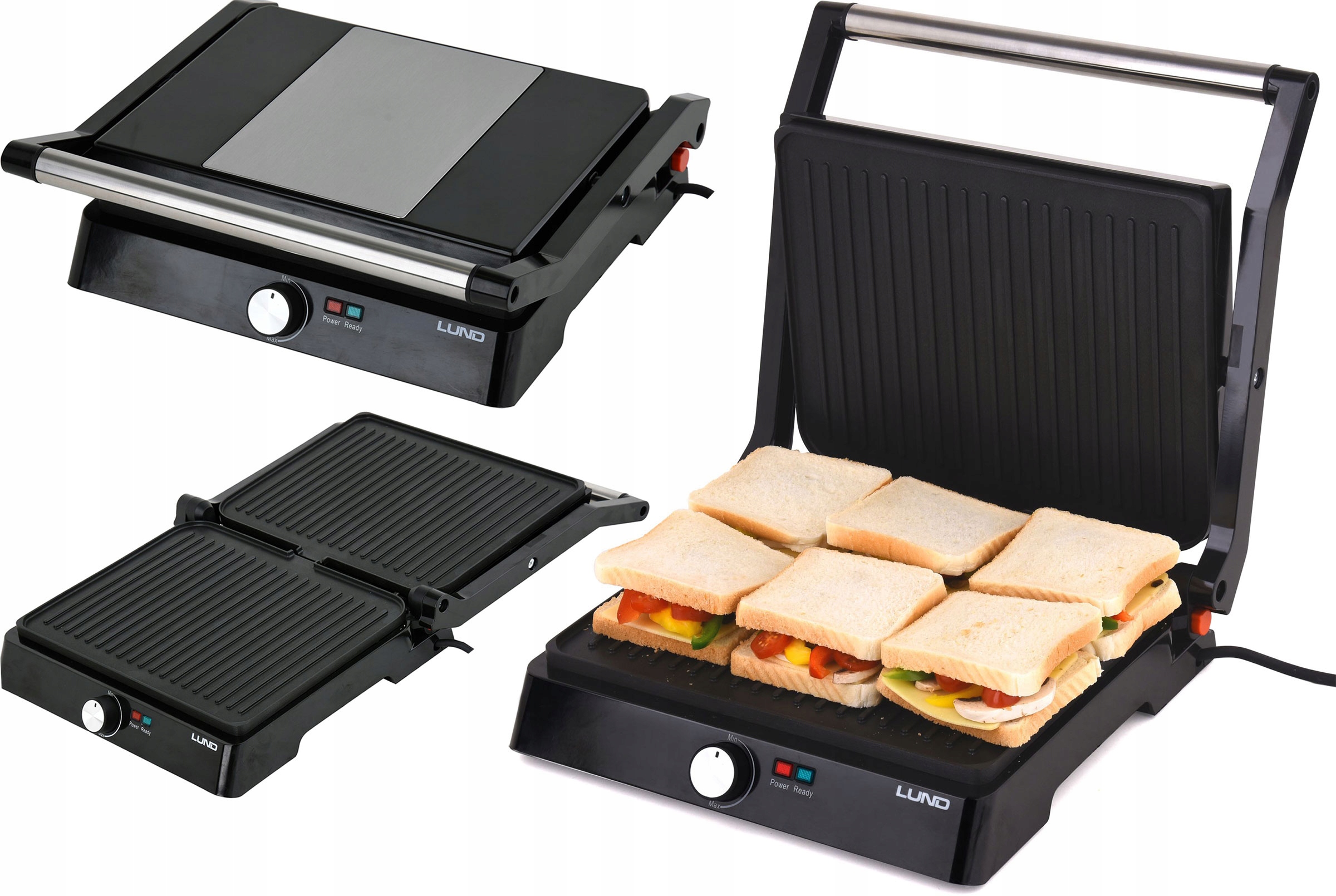 

Lund Grill Opiekacz Elektryczny 2000W Rozkładany