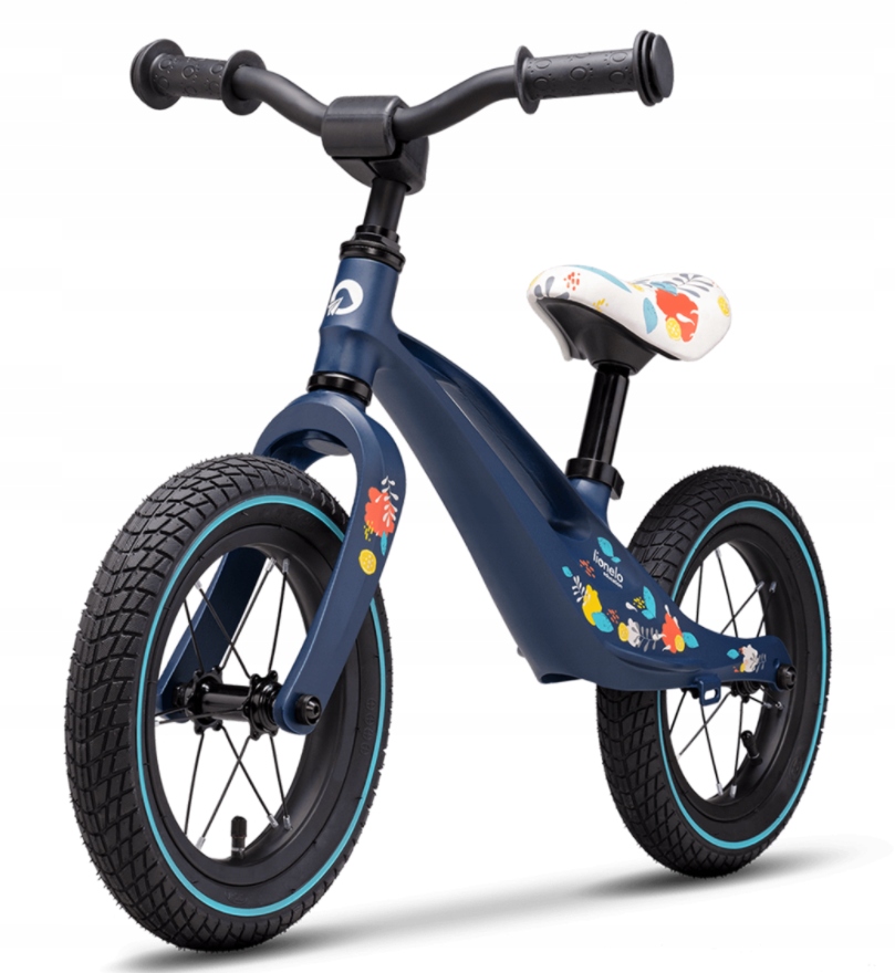 Rowerek biegowy Lionelo Bart Air Blue Navy koła 12" Regulacja siodełka 30kg
