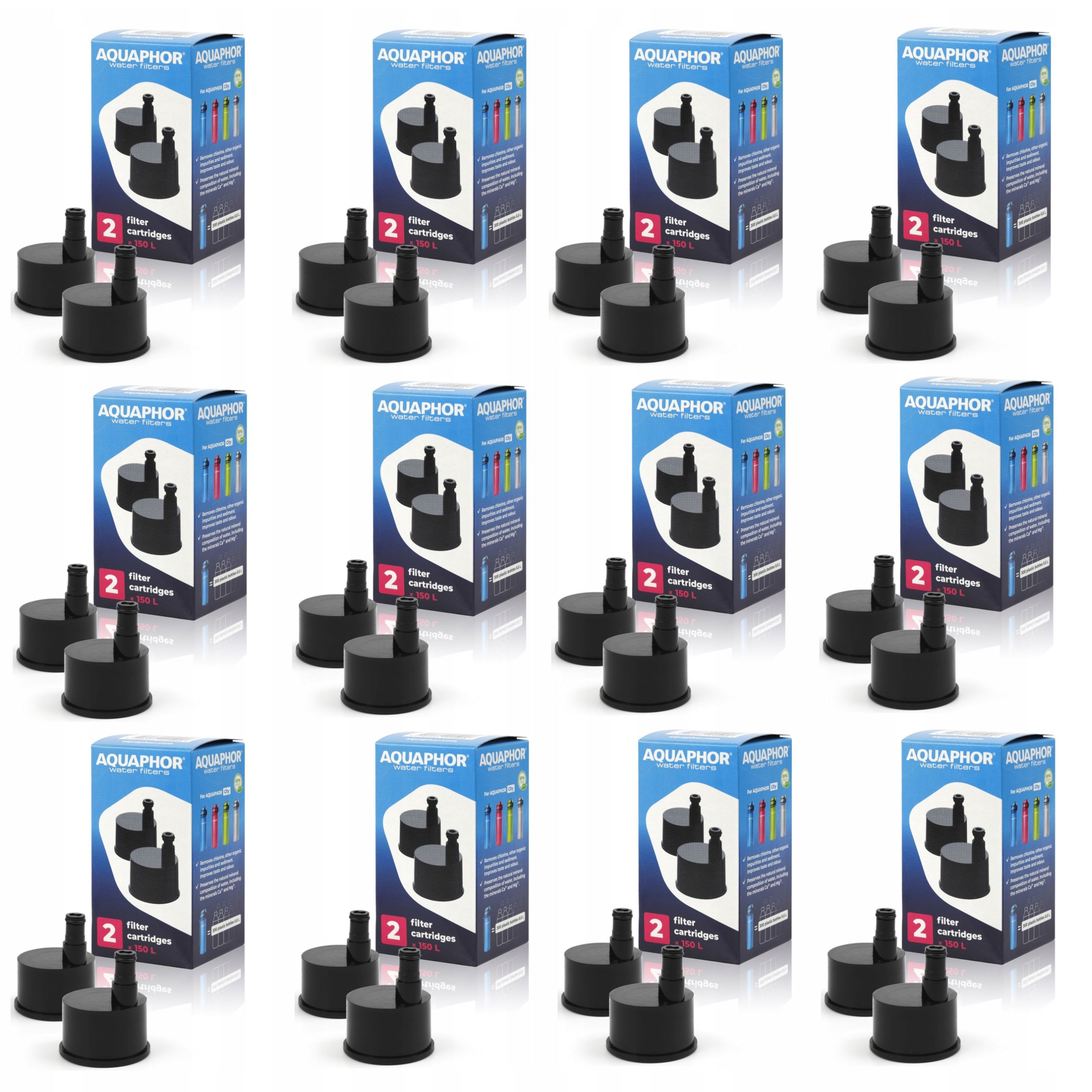 Náhradní filtry do láhve Aquaphor City, sada 24 ks