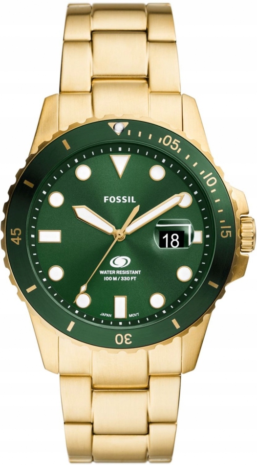 Hodinky pánské Fossil FS6030 zelené sportovní