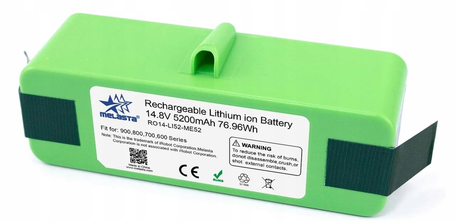 Bateria litowo-jonowa 14,8V 5,2Ah, długa żywotność kompatybilna z Roomba