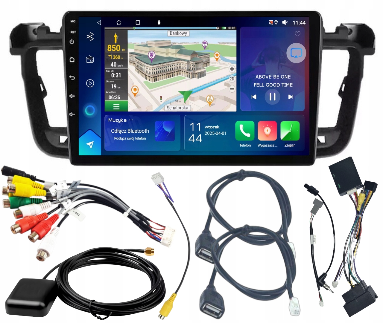 Autorádio Navigace Gps Peugeot 508 Wifi Carplay Bt Usb 2GB 64GB