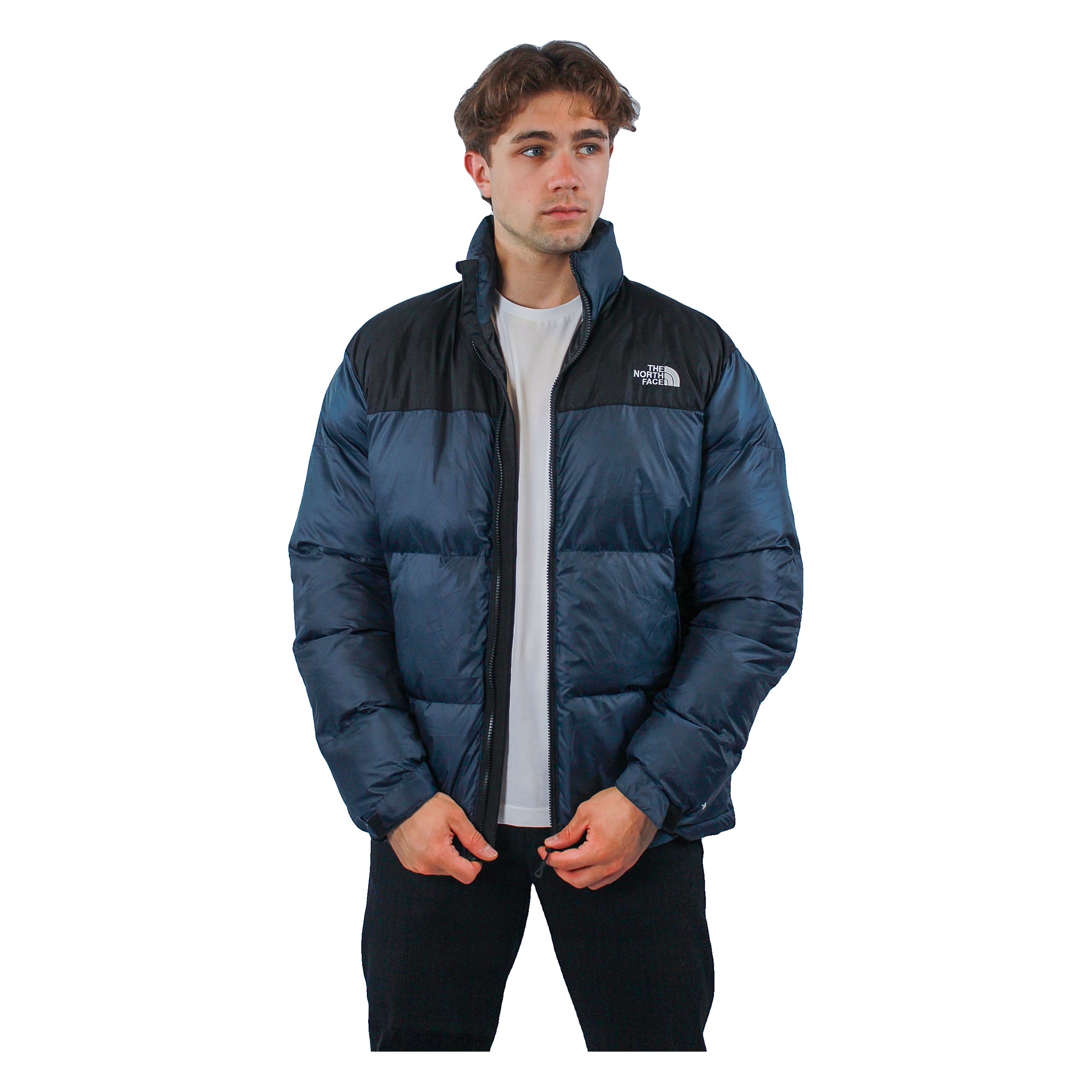 The North Face Kurtka męska ocieplana zimowa niebieski rozmiar XL