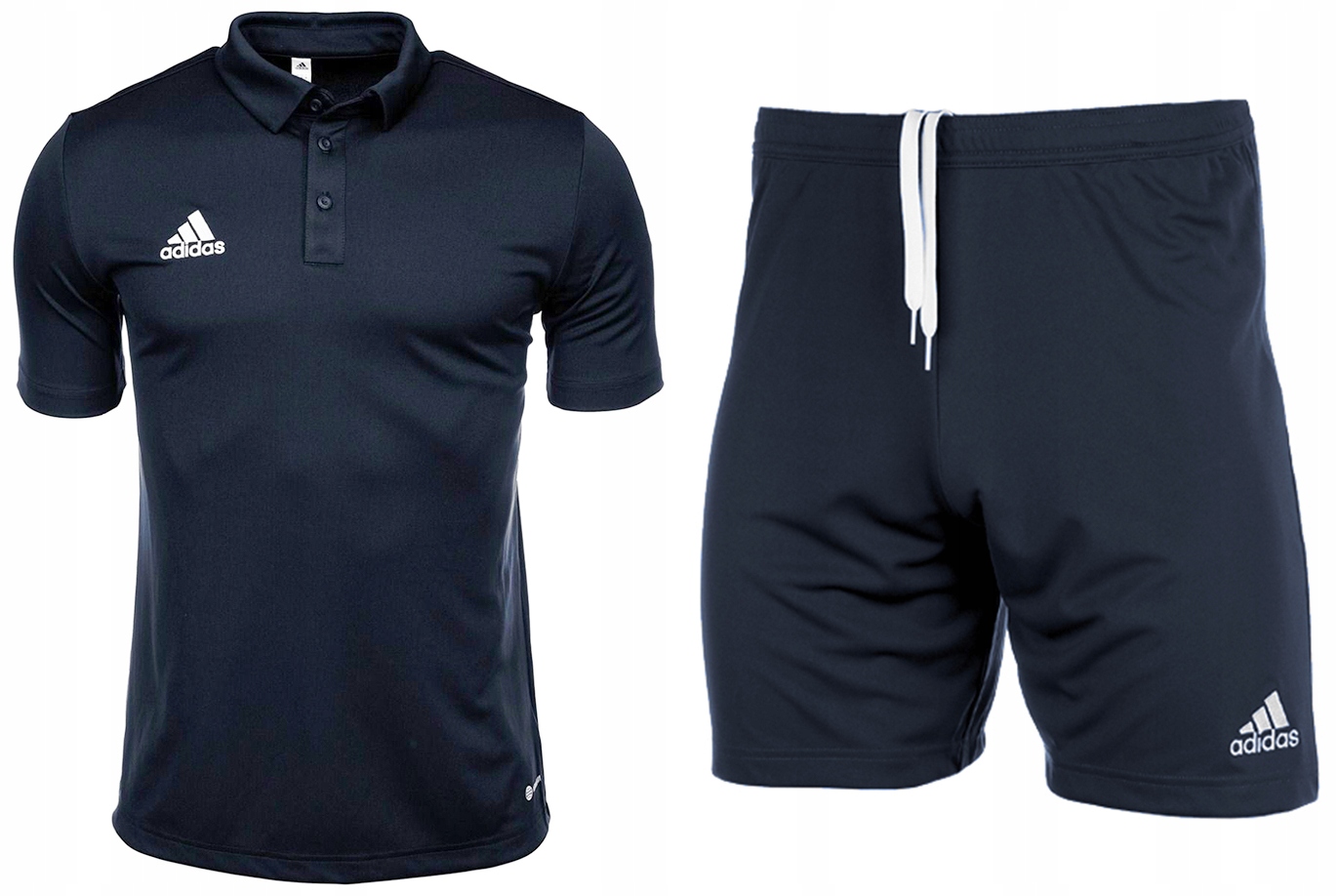 adidas Strój Sportowy Dzieci Koszulka T-Shirt Polo Krótkie Spodenki r. 140