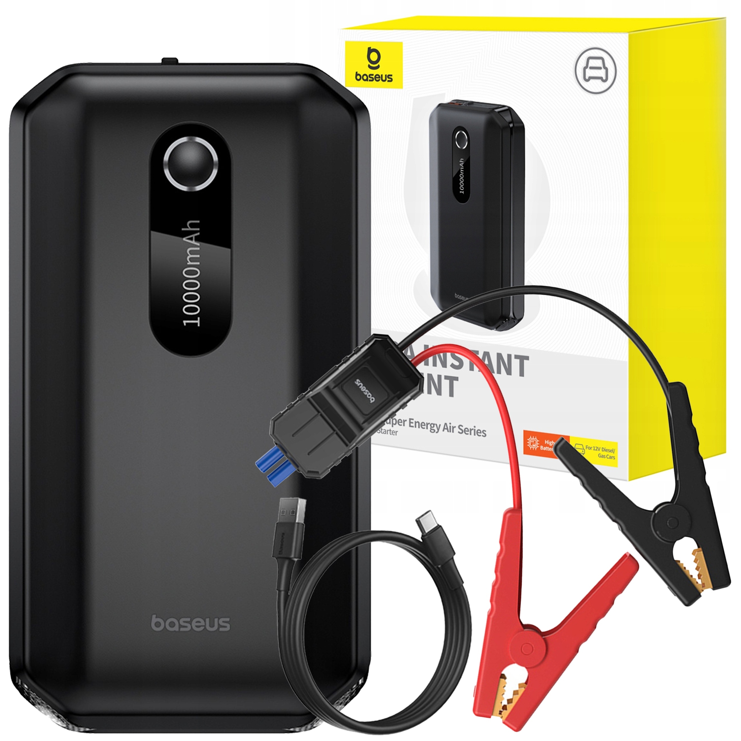 Jump Starter Booster Baseus 10000 mAh 1000A Štartovacie Zariadenie Powerbank