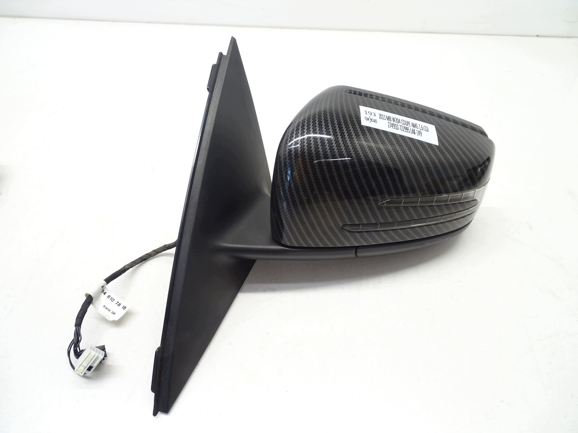 mirror exterior left left MERCEDES C KLASA W204 COUPE 7+2 PIN UK