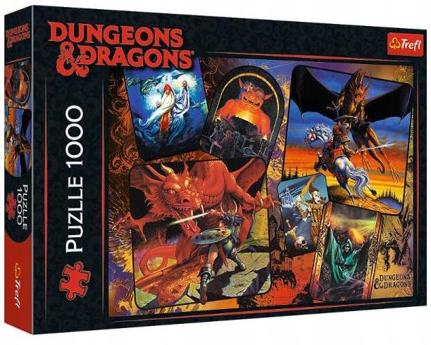 UKŁADANKA dla DZIECI Dungeons & Dragons 1000 ELEMENTÓW WYSOKIEJ JAKOŚCI