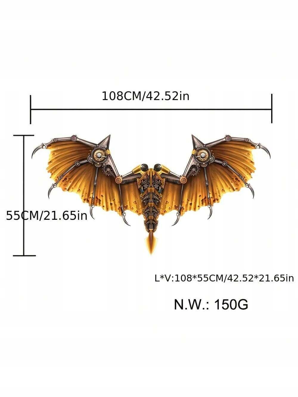 SKRZYDŁA PIANKOWE KOSTIUM PRZEBRANIE BRĄZOWE SHEIN