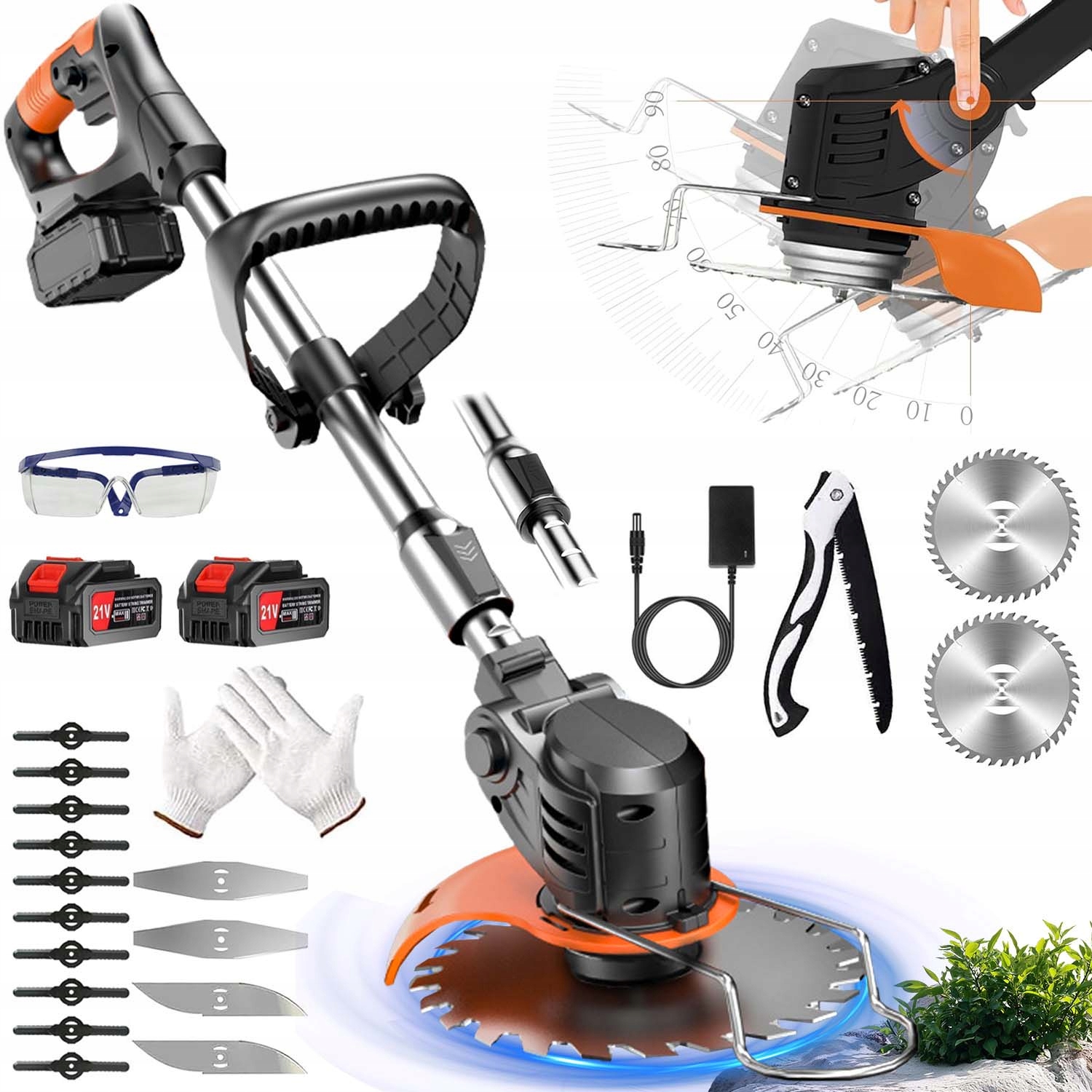 Křovinořez Na Trávy Křovinořez 2X Aku Nože