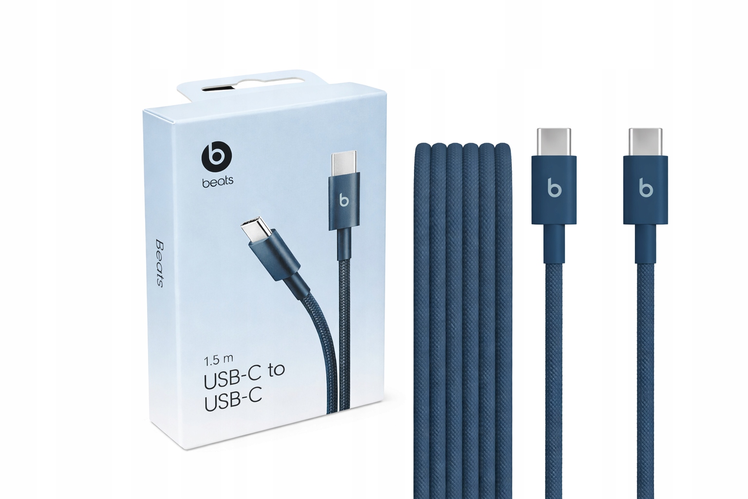 Kabel pleciony MDGE4ZM/A Apple Beats Usb-c/usb-c Data Cable 1.5m Navy