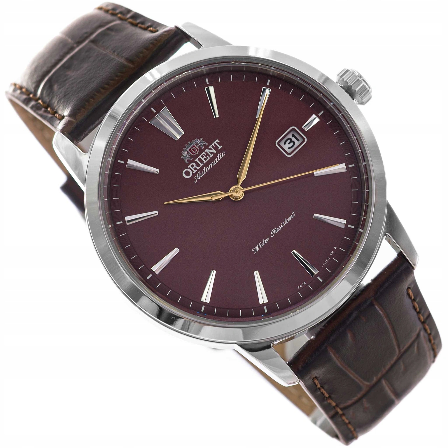 Pánské Hodinky Orient RA-AC0F15R30B Contemporary Automatic Hnědé Na Řemínku