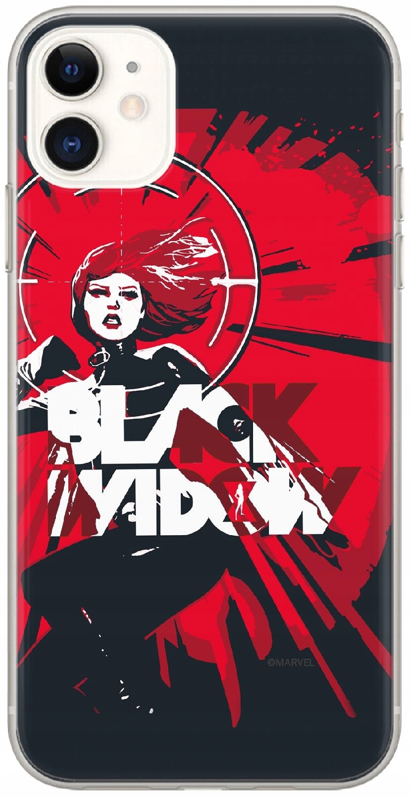 Etui Marvel do Iphone 11 Czarna Wdowa 005
