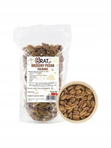 2x Brat Ořechy Pecan Půlky 500 g