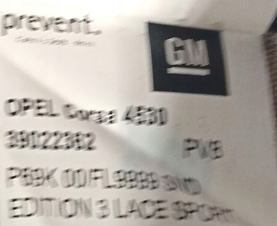 OPARCIE SITZ rechts OPEL CORSA E