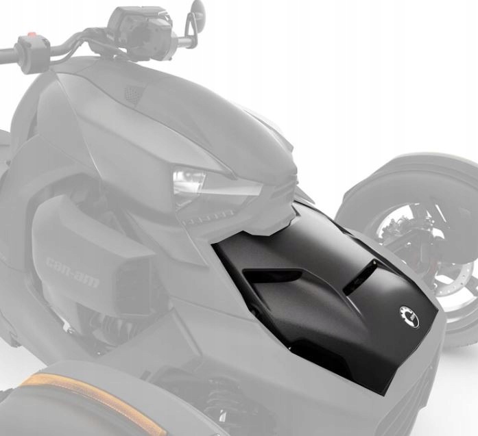 Panelová maska čierna Classic Brp Can-Am Ryker 219400877
