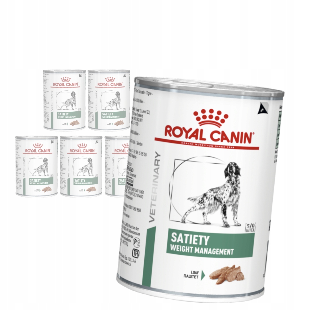 Levně Royal Canin Veterinary Satiety S/o 6x410g Krmivo Paštika pro psy s nadváhou