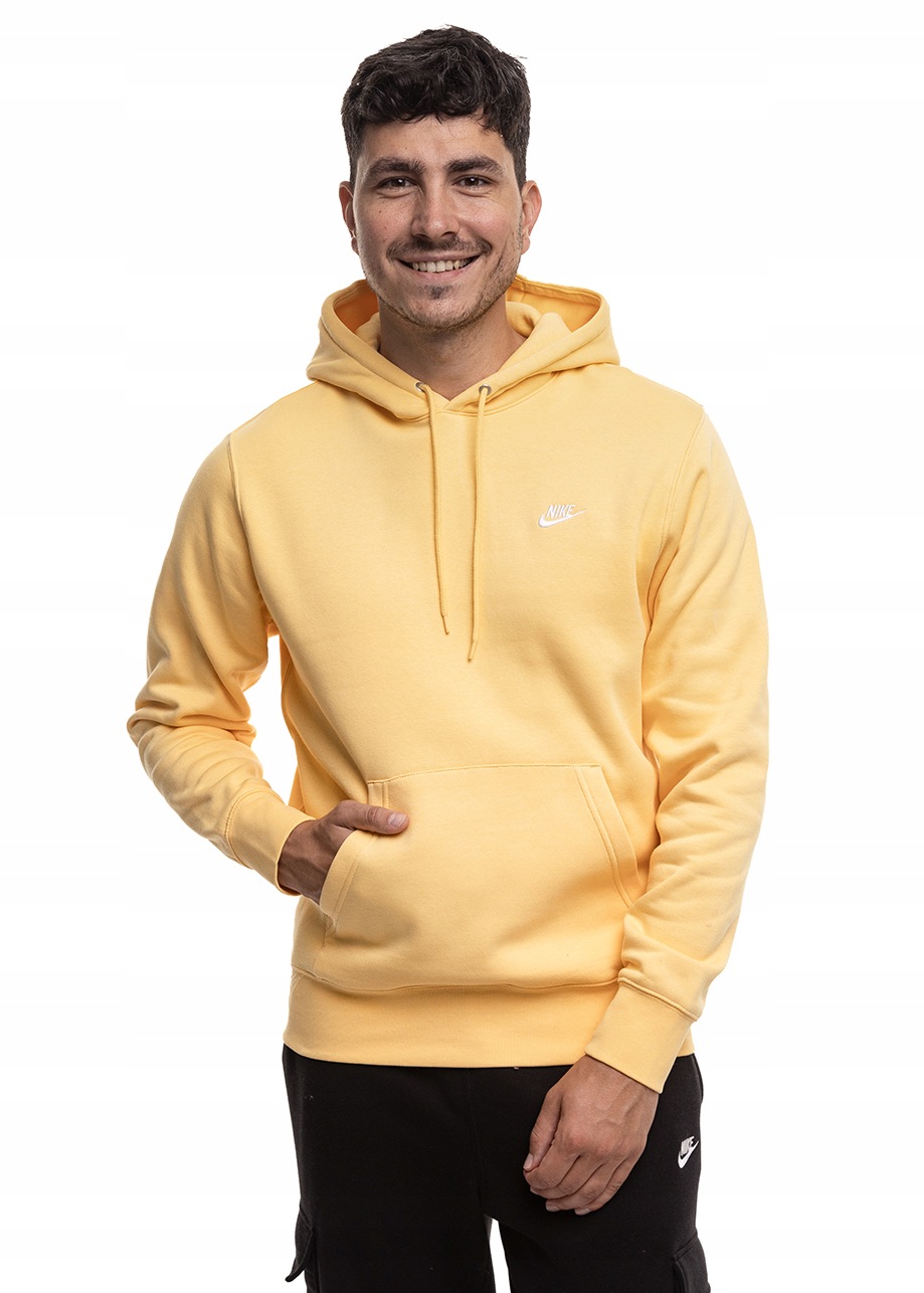 Bluza Męska Nike Sportowa Bawełniana Z Kapturem Club Bb roz. M