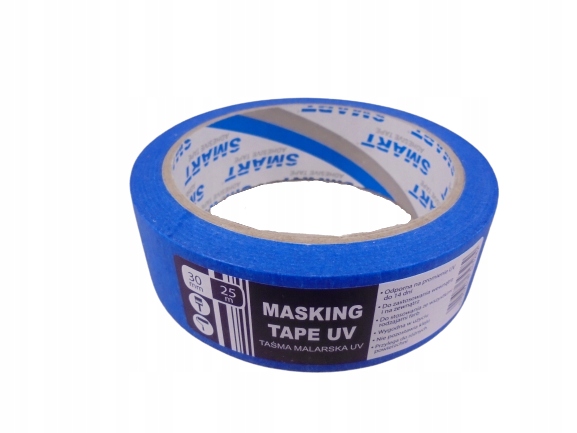 

Taśma Malarska Niebieska Uv 30mm X 25m Smart