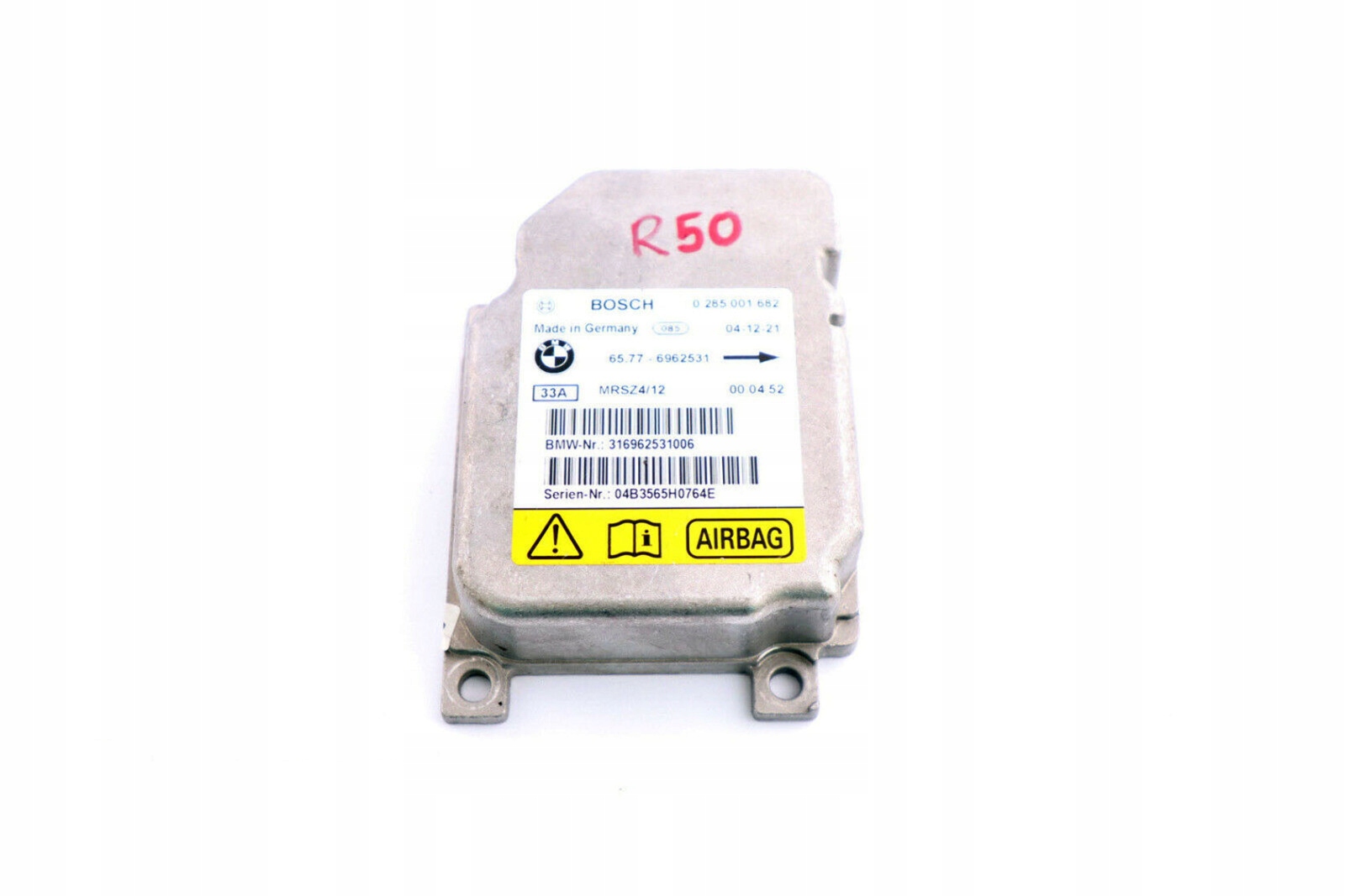 MINI R50 R52 R53 Управления подушек модуль 6962531