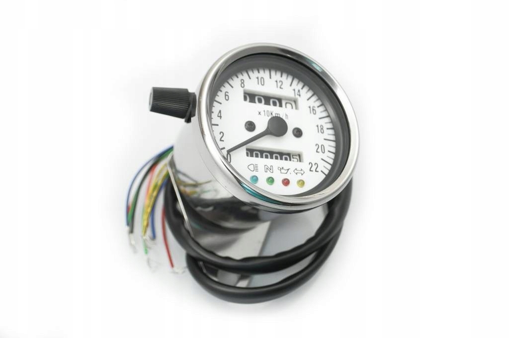 58-02511 - Спидометр с белым циферблатом до 220 км/ч