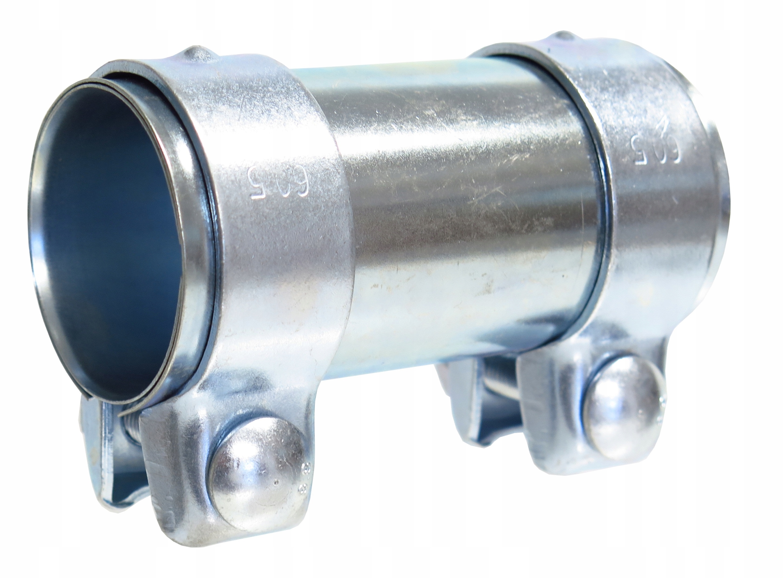 

Złączka Łącznik Rury Obejma 56 mm Łączy Dwie Rury