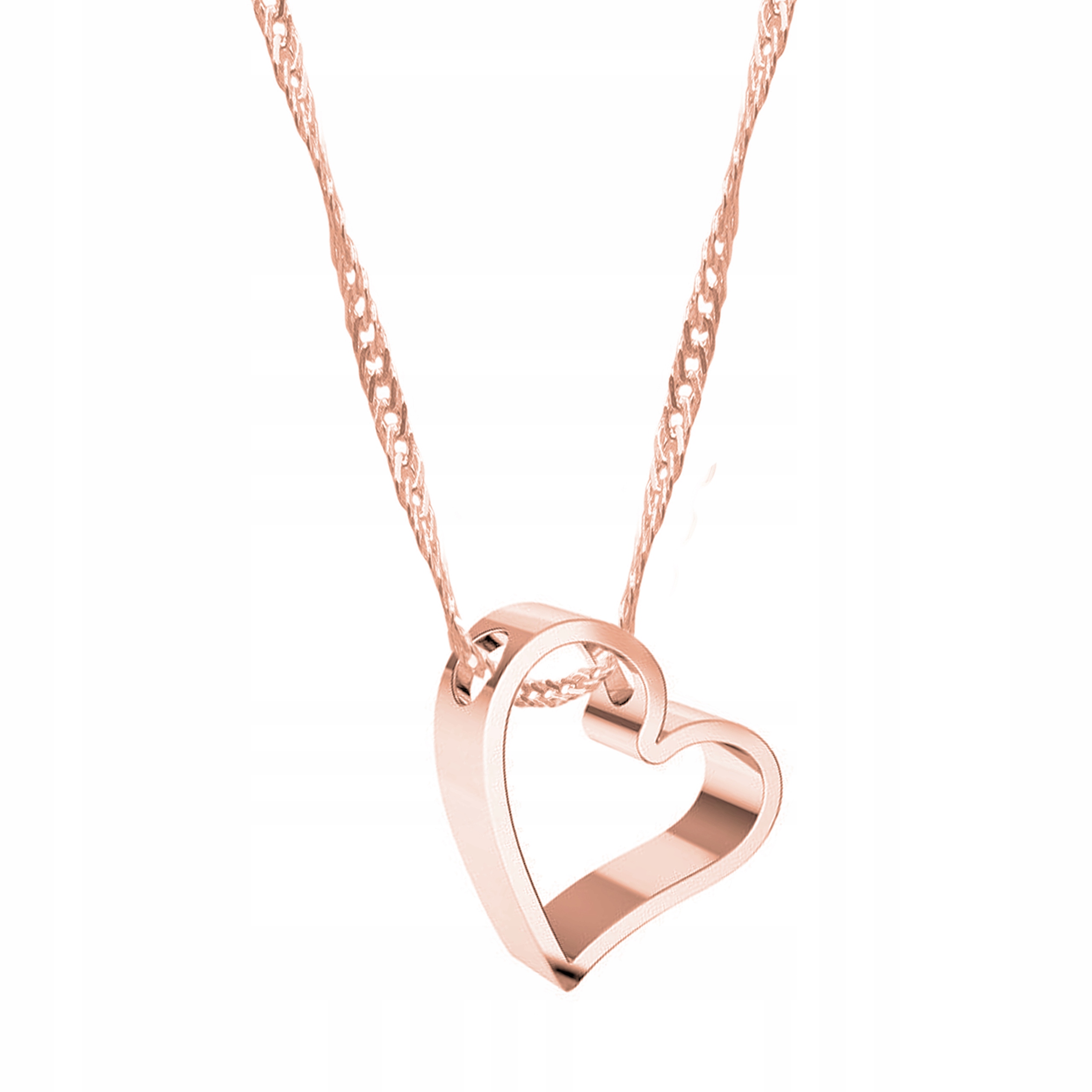 Řetízek zlatý náhrdelník 925 Srdce Srdíčko